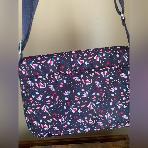 Kipling purse shoulder crossbody adjustable strap messenger confetti pattern - Picture 7 of 13